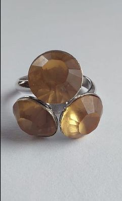 9894 Vintage Ring made with Swarovski Kristallen 18mm