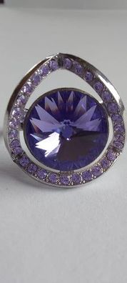 9884 Vintage Ring made with Swarovski Kristallen 25mm