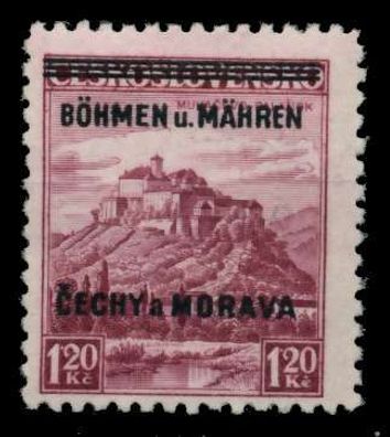 BÖHMEN u. MÄHREN Nr 11 postfrisch gepr. X70A3AE