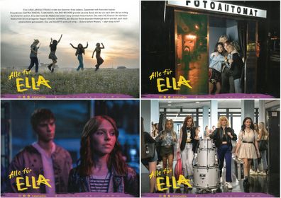 Alle für Ella - 4 Original Kino-Aushangfotos - Lina Larissa Strahl - Filmposter