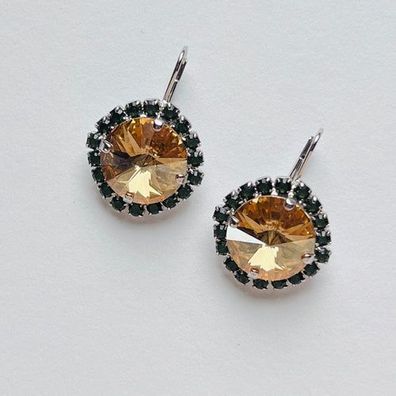 3998 Vintage Earring mit Swarovski Crystals 30cm