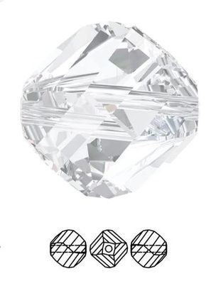 Swarovski® Beads Helix Pearls Crystal 6mm