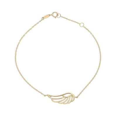 JuwelmaLux Flügel Armband 375/000 (9 Karat) Gold JL30-03-3293 - Länge: ...