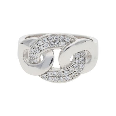JuwelmaLux Ring 925/000 Sterling Silber mit Zirkonia JL30-07-4730 - ...