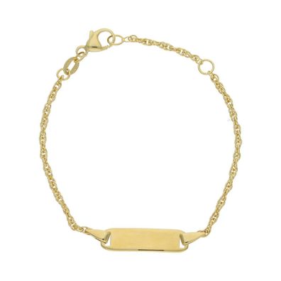 JuwelmaLux ID- Armband 333/000 (8 Karat) Gold JL18-03-0387 - Länge : 14 cm