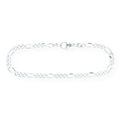 Juwelmalux Armband Figaro 925er Sterling Silber JL18-03-0181 - Länge: 21 cm