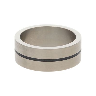 JuwelmaLux Ring Titan mit Kaltemail JL30-07-3781 - Größe: 64