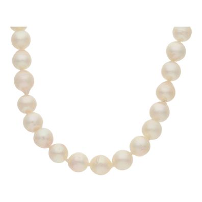 JuwelmaLux Perlenkette 333/000 (8 Karat) Weißgold mit Akoya Zuchtperle ...