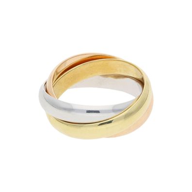 JuwelmaLux Ring 585/000 (14 Karat) Rosé-, Weiß-, und Gelbgold JL30-07-25...
