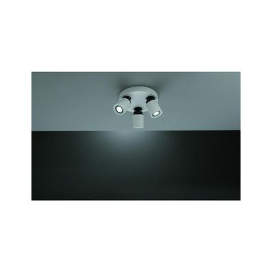 BÖHMER LED-Anbauleuchte 21W sw/ ws mt GU10 IP20 k. Betriebsger Ø210mm 42528