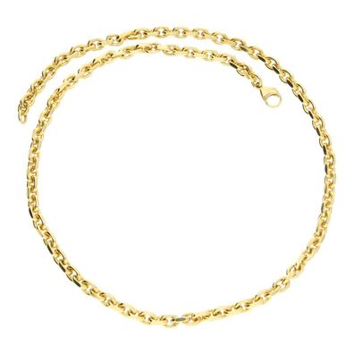 JuwelmaLux Halskette 925/000 Sterling Silber vergoldet Anker JL15-05-007...