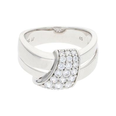 JuwelmaLux Ring 925/000 Sterling Silber mit Zirkonia JL30-07-4607 - ...