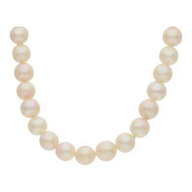 JuwelmaLux Perlenkette 585/000 (14 Karat) Gold mit Akoya- Zuchtperlen ...