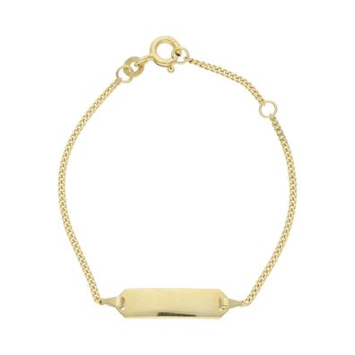 JuwelmaLux ID- Armband 333/000 (8 Karat) Gold JL11-03-0093 - Länge : 14 cm