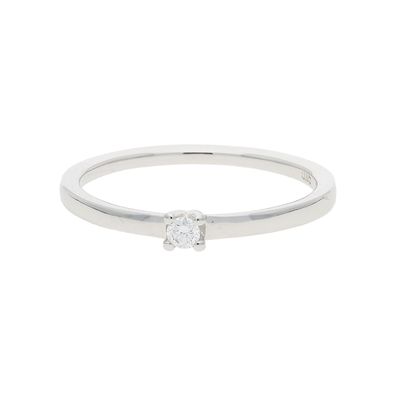 JuwelmaLux Ring 750er 18 Karat Weißgold mit Diamanten JL33-07-0007 - ...