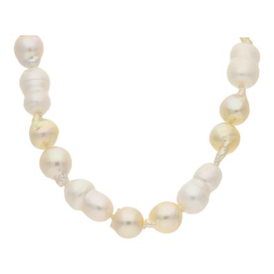 JuwelmaLux Perlenkette 375/000 (9 Karat) Gold mit Akoya Zuchtperlen ...