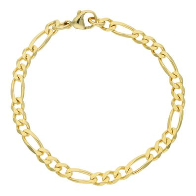 JuwelmaLux Armband 585/000 (14 Karat) Gold Figaro JL30-03-2462 - Länge: ...