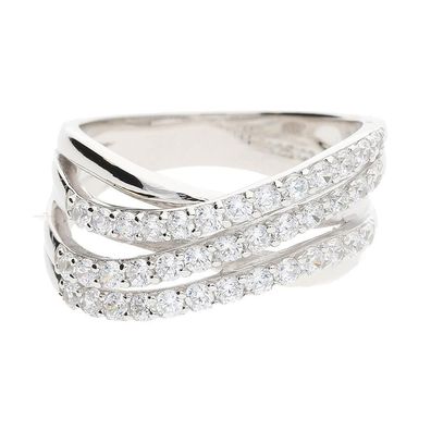 JuwelmaLux Ring 925/000 Sterling Silber mit Zirkonia JL10-07-2059 - ...