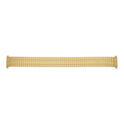 JuwelmaLux Uhrband Zugband Edelstahl PVD gold beschichtet JL28-10-0127 ...