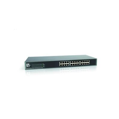 Levelone Switch 482,6mm(19) FEth Fast Ethernet 24x10/100Mbps/ RJ45 FSW-2450