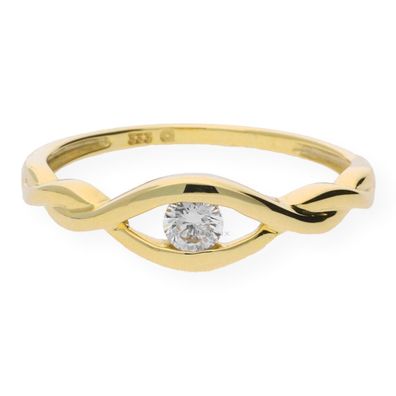 JuwelmaLux Ring Gelbgold 333er 8 Karat JL07-0004-13 - Größe: 52