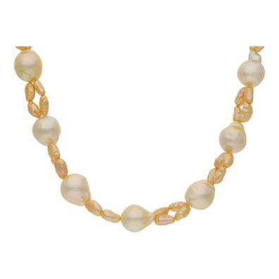 JuwelmaLux Perlenkette Akoya- Zuchtperlen und Biwa Perlen JL30-05-2967 ...