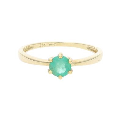 JuwelmaLux Ring 333/000 (8 Karat) Gold mit Smaragd JL39-07-0636 - Größe: 56