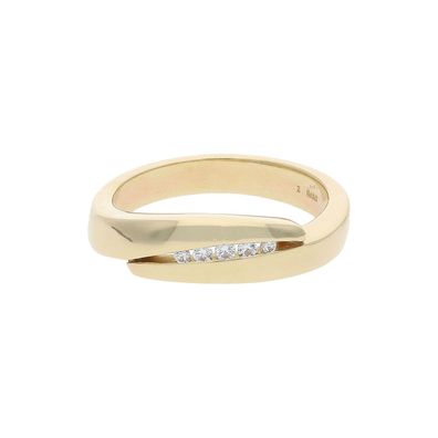 JuwelmaLux Ring 333/000 (8 Karat) Gold mit synth Zirkonia JL30-07-3033 ...
