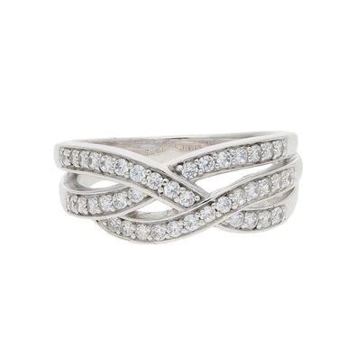 JuwelmaLux Ring 925/000 Sterling Silber mit Zirkonia JL30-07-4715 - ...