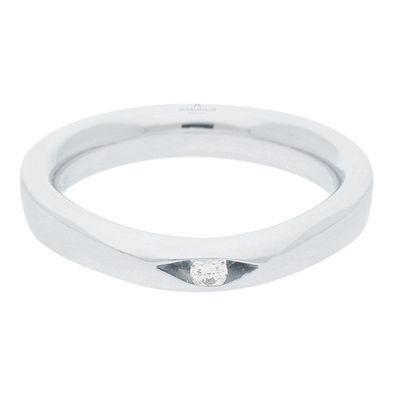 JuwelmaLux Ring 950/000 Platin mit Brillant JL30-07-0978 - Größe: 54