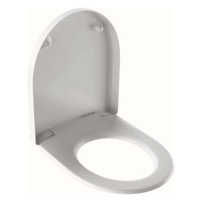 Geberit WC-Sitz Renova Plan o Abs, we, Befestig. v o, Scharn. ES 573075000