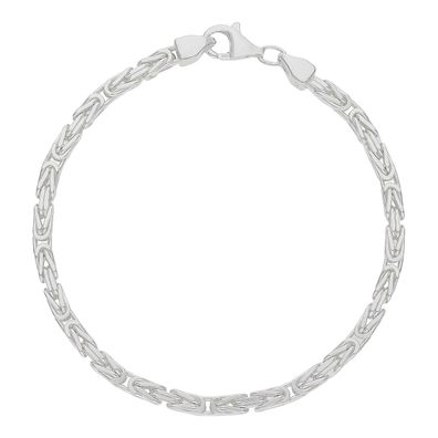 JuwelmaLux Königsarmband 925/000 Sterling Silber JL39-03-0634 - Länge: