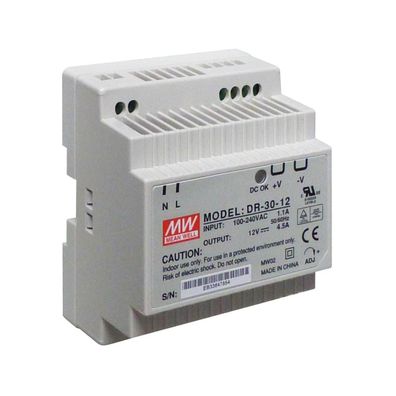 LUNOS Netzteil f. Universalsteuerung 60W, 230VAC/12VDC SELV 5/ NT60
