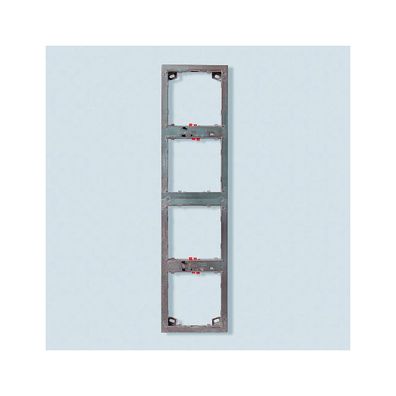 SIEDLE Rahmen-Türstation 4f UP ms Zn-guss messing 99,5x399,5x17mm MR611-4/1-0