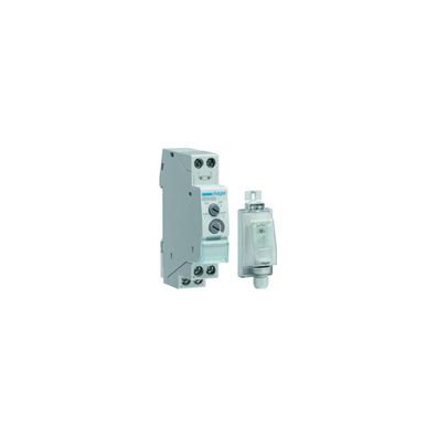 Hager Dämmerungsschalter REG 230V 2300W/ AGL 1000VA/ LL 5-2000lx 1TE IP20 Fühler: