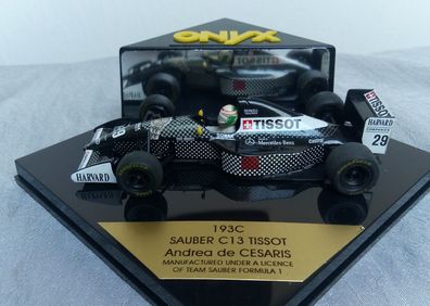 Sauber C 13 Tissot Andrea de Cesaris , #29, Formel 1, Onyx