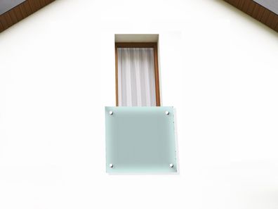 Glaszentrum Hagen - 180x90cm 13.14mm - Französische Balkon - Fensterbrüstung - ...