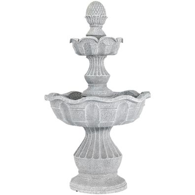 Stilista® Gartenbrunnen Springbrunnen Zierbrunnen Garten Terrasse Brunnen 85cm