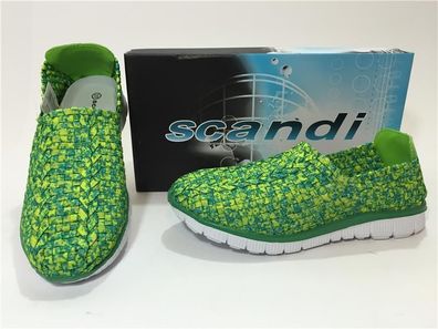 Scandi Slipper grün - EU-Schuhgröße: 37
