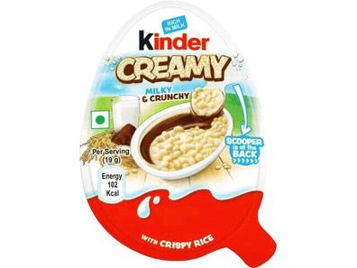 Kinder Creamy Milky & Crunchy (19g) Ferrero Schokolade 10er 24er Pack