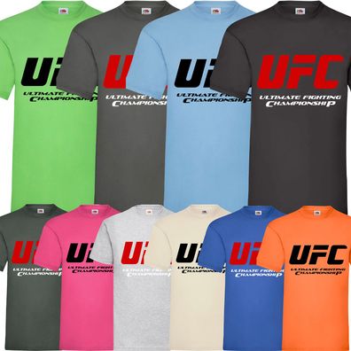 UFC FIGHT K1 Kickboxing Spass Fasching T-Shirt Kult Geschenk Lustig Kleidung
