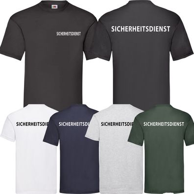 Sicherheitsdienst Spass Fun T-Shirt Kult Geschenk Polizei Spruch Lustig Kleidung