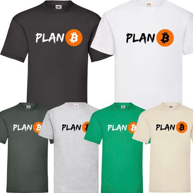 Bitcoin Plan B T-Shirt - Krypto Crypto Currency Influencer Trader Trading BTC