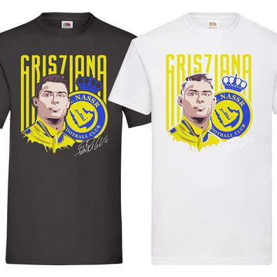 Cristiano Ronaldo T-Shirt Al Nasser Al Nassr Sportclub Fussball CR7 Fanshirt