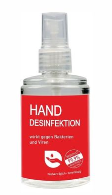 12x 100ml Desinfektionsmittel Sprühen Hände Desinfizieren Desinfektion Viren