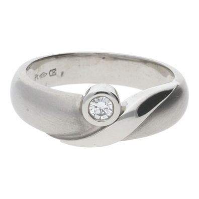 Juwelmalux Ring in Platin 950/000 mit Brillant 0,10 Ct. JL07-0003-30 - ...
