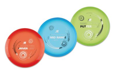 Sunflex Disc Golf Pro Set | Wurfscheibe Flugscheibe Werfen Fangen Geschicklichkeit