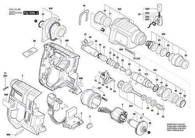Bosch Ersatzteile für GBH 18V-21 Akku-Bohrhammer