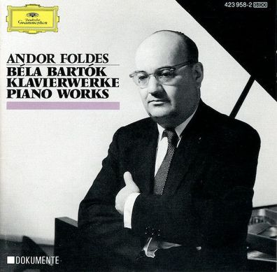Bartok - Piano Works (1988) CD Deutsche Grammophon Andor Foldes neu S/ S