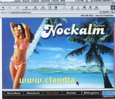 Maxi CD Cover Nockalm Quintett - WWW Claudia